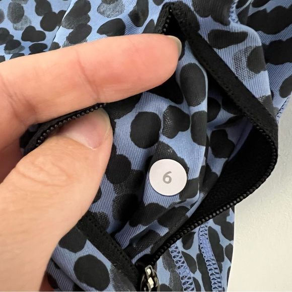 Lululemon All Sport Crop Legging Ace Spot  Lullaby Black - Picture 14 of 14